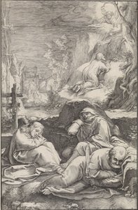 Kristus v zahradě Getsemanské The Passion (název série) od Ludovicus Siceram