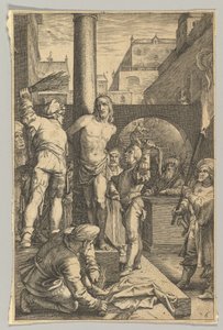 Bičování, z Umučení Krista, ca. 1623.