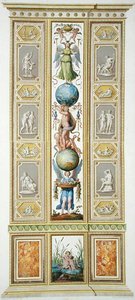 Panel z Raphael Loggia ve Vatikánu, z „Delle Loggie di Rafaele nel Vaticano“, vyrytý Giovanni Volpato (1735-1803) od Ludovicus Tesio (after) Taurinensis