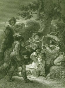 Vévoda z Monmouthu po bitvě u Sedgemooru od Ludwig Deutsch
