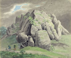 Scharfenstein u Gudensbergu od Ludwig Emil Grimm
