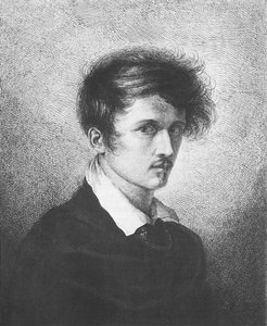 Autoportrét, 1813 od Ludwig Emil Grimm