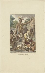 Irokézská rodina před teepee Severní indiáni (název na předmětu)