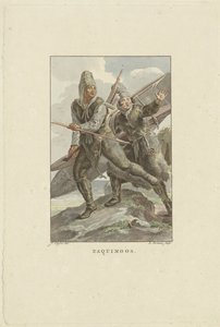 Prchající Inuité Esquimoos (název na objektu) od Ludwig Gottlieb Portman