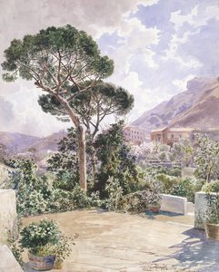 Castellamare (tužka a akvarel)