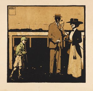 Z Portfolio Turf. Dvanáct snímků koňských dostihů, 1909. od Ludwig Hohlwein