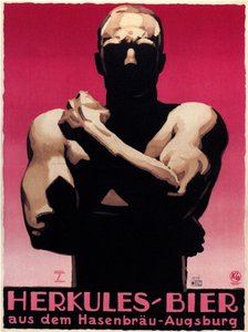 Hercules Beer, 1925 od Ludwig Hohlwein