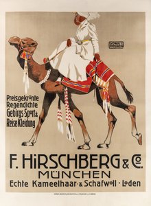 Hirschberg & Co. Sportovní a cestovní oblečení, 1907. od Ludwig Hohlwein