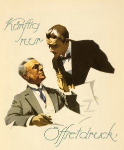V budoucnu pouze ofsetový tisk! od Ludwig Hohlwein