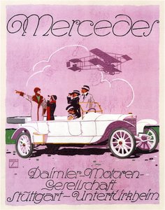 Mercedes, 1914 od Ludwig Hohlwein