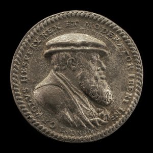 Karel V., 1500-1558, španělský král 1516-1556, císař Svaté říše římské 1519 [avers], 1542. od Ludwig Neufahrer