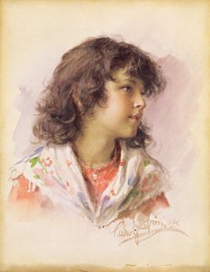 Hlava dívky, 1886