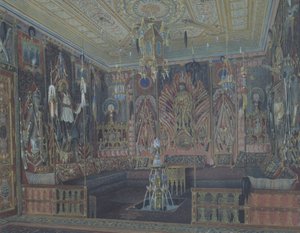 Asijská turecká místnost ve Velkém paláci v Carskoje Selo