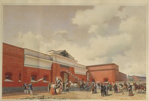 Kronštadtská mořská pevnost Brány Petrohradu, 1850