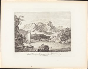 König-See směrem na Untersberg u Salzburgu