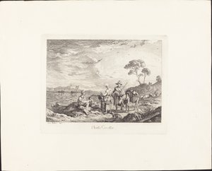 Mount Circello od Ludwig Richter