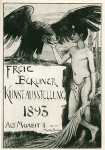 Ludwig von Hofmann: Volná berlínská výstava umění ... (litografie) od Ludwig von Hofmann