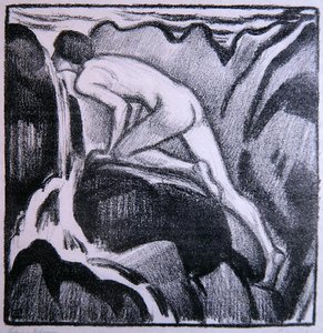 Dobře se napij (litho) od Ludwig von Hofmann