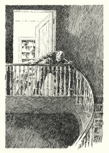Ilustrace k Obrazu Doriana Graye od Oscara Wilda (litho)