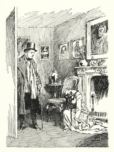 Ilustrace k Obrazu Doriana Graye od Oscara Wilda (litho)
