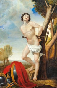 Umučení svatého Šebestiána, Luigi Asioli (1817-77), olej na plátně od Luigi Asioli