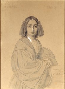 Portrét George Sand, 1837.