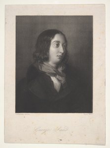 Portrét George Sand, 1837.
