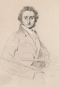 Portrét Niccola Paganiniho 1782-1840, 1830.