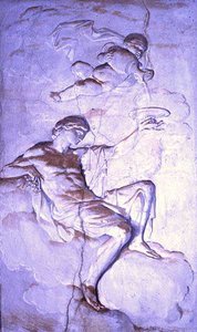 Bacchus, kolem 1790 (freska) od Luigi Catani