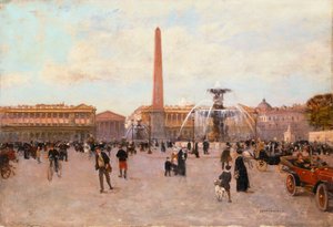 Place de la Concorde, od Luigi Loir