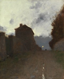 Montmartre za soumraku od Luigi Loir