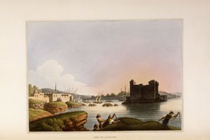 Přístav Latachia, 1810 od Luigi Mayer