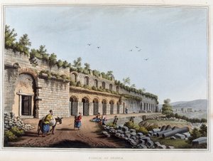 Stadion v Ruin a Ephese dříve starověké město Řecka, dnes v Turecku. v „“ Pohledy na Osmanské nadvlády, v Evropě, v Asii a na některých středomořských ostrovech z původních kreseb pořízených Luigi Mayerem, Londýn od Luigi Mayer