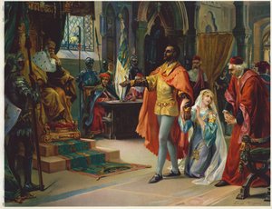 Scéna ze Shakespearova Othella (chromolitho)