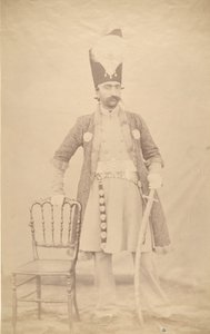 Nasiruddin Shah, ka. 1852-55. od Luigi Pesce