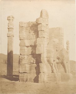 Porta di vchod do ruin Persepolis, 1858. od Luigi Pesce