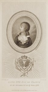 Ludvík XVII, francouzský král od Luigi Schiavonetti