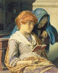 V kostele, 1883 od Luigi da Rios