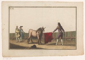 Matador vyzývá býka Coleccion de las principales suertes de una corrida de toros (název série) Sbírka nejdůležitějších býčích manévrů (název série)