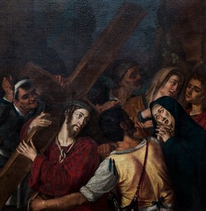 Nesení kříže od Luis Pascual Gaudi