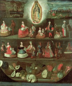 Panna z Guadalupe, Mexiko od Luis de Mena