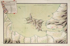 Mapa přístavu a řeky Guayaquil na Jižním moři od Luis de Surville
