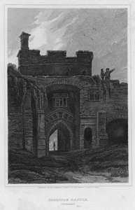 Carlisle Castle, Cumberland (rytina)