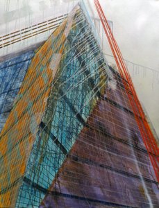 Metastruktura VII, 2016 (olej na plátně) od Luke M Walker