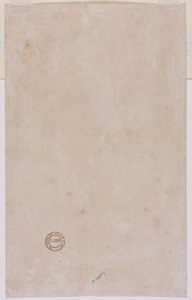 Architektonický plán verso, polovina 1500s.