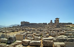 Pohled na vykopávky z Agory, Xanthos, Turecko od Lycian