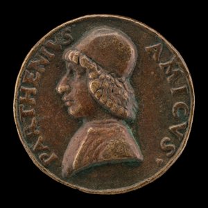 Bartolommeo Partenio, činný 1480-1485, humanista [avers].