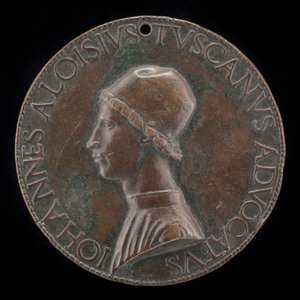 Giovanni Alvise Toscani, c. 1450-1478, milánský právní poradce, konzistorní advokát ... [avers]. od Lysippus Junior