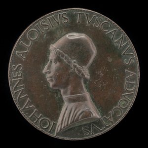 Giovanni Alvise Toscani, c. 1450-1478, milánský právní poradce, konzistorní advokát ... [avers].