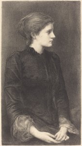 paní Bonhamová od M.G. Fuchs after Sir Edward Coley Burne Jones